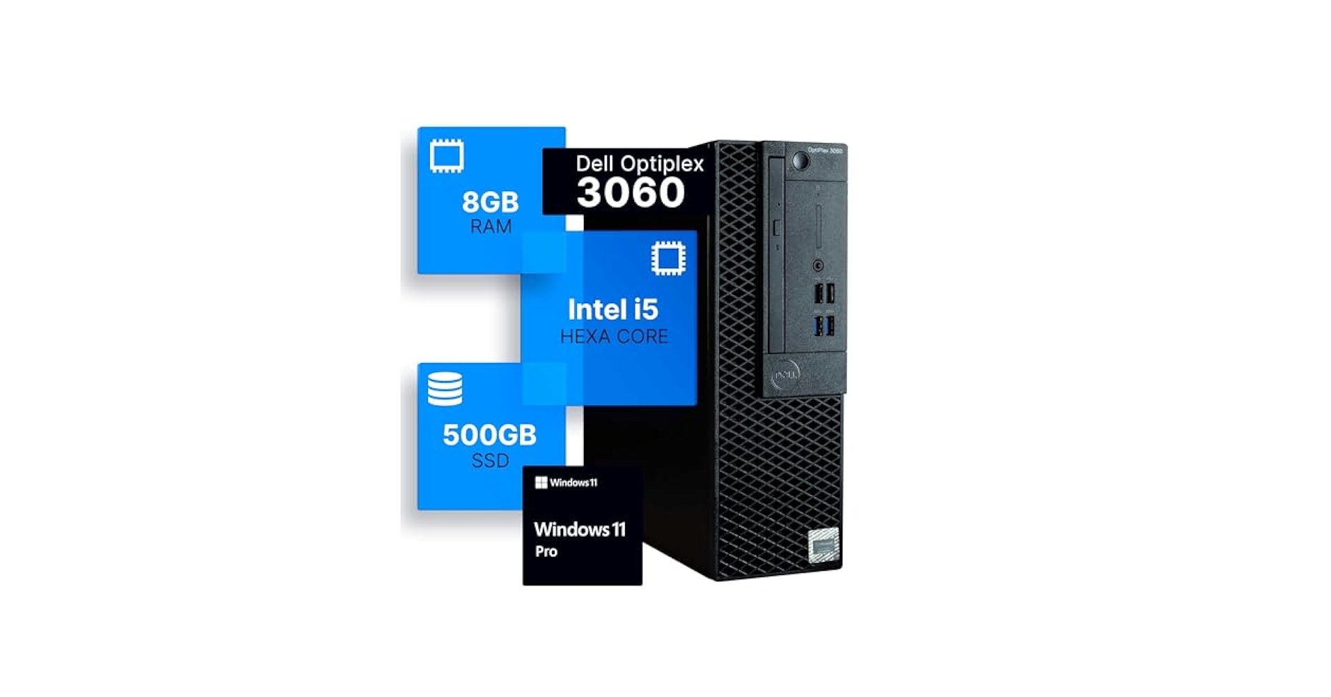 Windowsデスクトップ Dell OptiPlex 3060 Corei5 8GB 512GBSSD Amazon.com: Dell Optiplex 3060 Desktop Computer | Intel i5